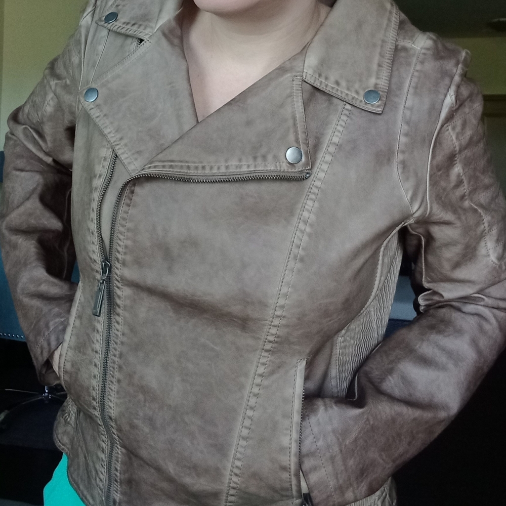 Light Jacket (Taupe) | Size: L | LOOKS BRAND NEW!